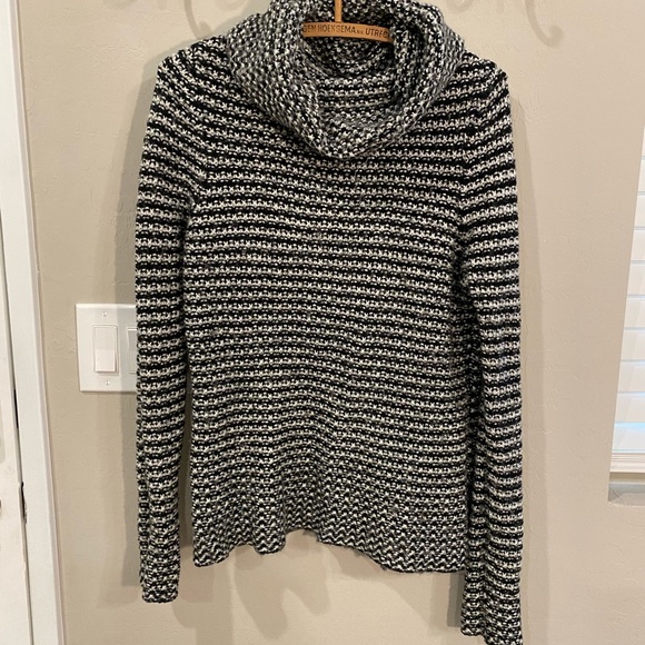 Cliche Couture Black and White Wool Sweater, M - Picture 5 of 9